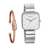 Titan Purple Stackables White Dial Women’s Watch NT2715SM01F
