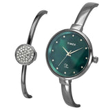Timex Fria Green Round Dial Women’s Watch TWEL18503