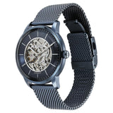 Titan Mechanical Skeleton Blue Dial Automatic Watch 90110QM01