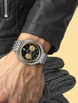 Titan Timeless Treasures Dual Time Black Dial Watch 10022SM02