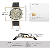 Timex Marlin Beige Dial Chronograph Men Watch TWEG26705