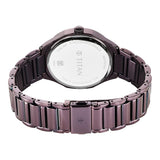 Titan Purple Glitz Purple Women’s Watch NS95206QM01