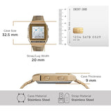 Q Timex Digital Square Dial Watch TW2U72400U9