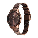 Fastrack Stunners Brown Dial Brown Metal Girls Watch 6296QM01