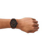 Fossil Pearson Multifunction Leather Watch for Men FS6138