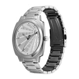 Fastrack Groove Silver Dial Men's Watch NU3322SM01