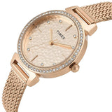 Timex Trendline Round 32mm Rose Gold Dial Women’s Watch TWEL22304