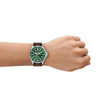 Fossil Garrett Multifunction Leather Watch for Men FS6147
