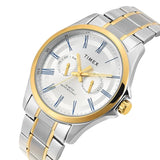 Timex Silver Dial Day-Date Men Watch TW000X134