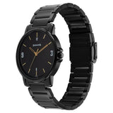 Sonata Black Dial Black Strap Men's Watch NU77083NM01