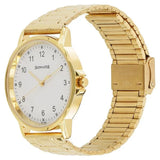 Sonata White Dial Gold Strap Men's Watch NU77083YM01