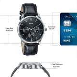Sonata Black Dial Men's Watch 77163SL02