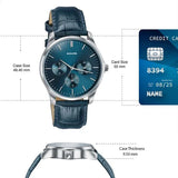Sonata Dark Teal Dial Men's Watch 77163SL04