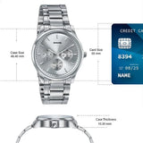 Sonata Silver Dial Men's Watch 77163SM03
