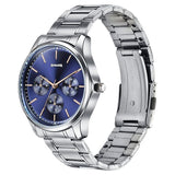Sonata Navy Blue Dial Men's Watch 77163SM05