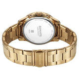 Sonata Silver Dial Gold Strap Men's Watch 77187KM03