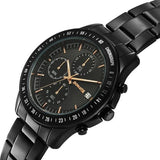 Sonata Black Dial Black Strap Men's Watch 77187NM01