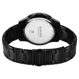 Sonata Black Dial Black Strap Men's Watch 77187NM01