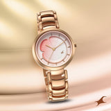 Fastrack Uptown Retreat Pink Girls Watch NU6277WM01