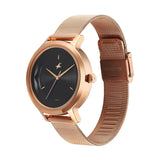 Fastrack Fleek Black Girls Watch NU6210WM03
