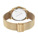 Titan Classique Suave Men’s Gold Mesh Watch 90189YM01