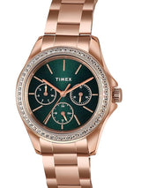 Timex Multifunction Green Round Women’s Watch TW000Z402