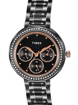Timex Multifunction Black Dial Women’s Watch TW000Z304