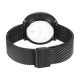Titan Black Dial Stainless Steel Watch 1877NM01