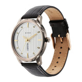 Titan Regalia Off White Dial Leather Watch 1875QL01