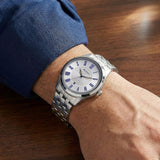 Titan Neo Roman Silver White Dial Men’s Watch 10063SM01