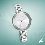 Fastrack Stunners Silver Girls Watch NU6265SM01