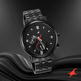 Fastrack Tick Tock Black Dial Men’s Watch NU3287NM01