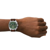 Fossil Machine Leather Watch for Men FS6100
