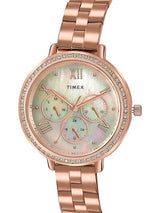 Timex Mother of Pearl White Multifunction Women’s Watch TW000Z504