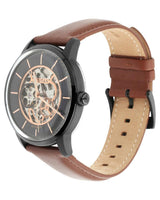 Titan Automatics Black Dial Men’s Leather Watch 90110NL01