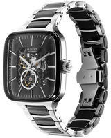 Titan Ceramic Fusion Automatic Black Dial Men’s Watch 90175KD01