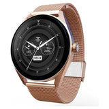 Titan Crest AMOLED BT Calling Smartwatch Rose Gold Mesh