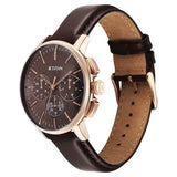Titan Light Leathers Brown Dial Men’s Watch NU90200WL01