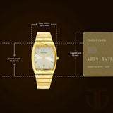 Titan Champagne Dial Stainless Steel Men's Watch