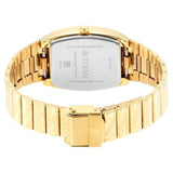 Titan Champagne Dial Stainless Steel Men's Watch
