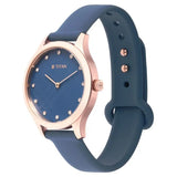 Titan Athleisure Blue Dial Women’s Watch NS95125WP03