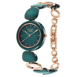 Titan Raga Ceramics Green Dial Women's Watch NU95146KD02