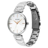 Titan Purple Style Up Silver Women’s Watch NS95237SM01
