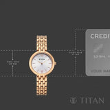 Titan Workday Wonders Rose Gold Women’s Watch 95368WM01