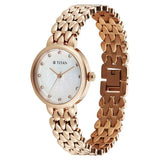Titan Glamour Mother Of Pearl Dial Women’s Watch NU95374WM01