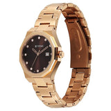 Titan Purple Time Deluxe Rose Gold Women’s Watch 95376WM01