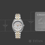 Titan Work Essentials Silver Dial Women’s Watch 95377KM01