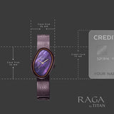 Titan Raga Sierra Prune Purple Women’s Watch 95390QM01