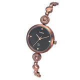 Timex Fria Black Round Dial Women Watch TWEL18204