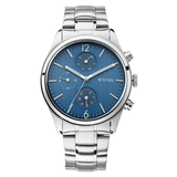 Titan Workwear Metropolitan Charm Blue Dial Steel Watch 1805SM03